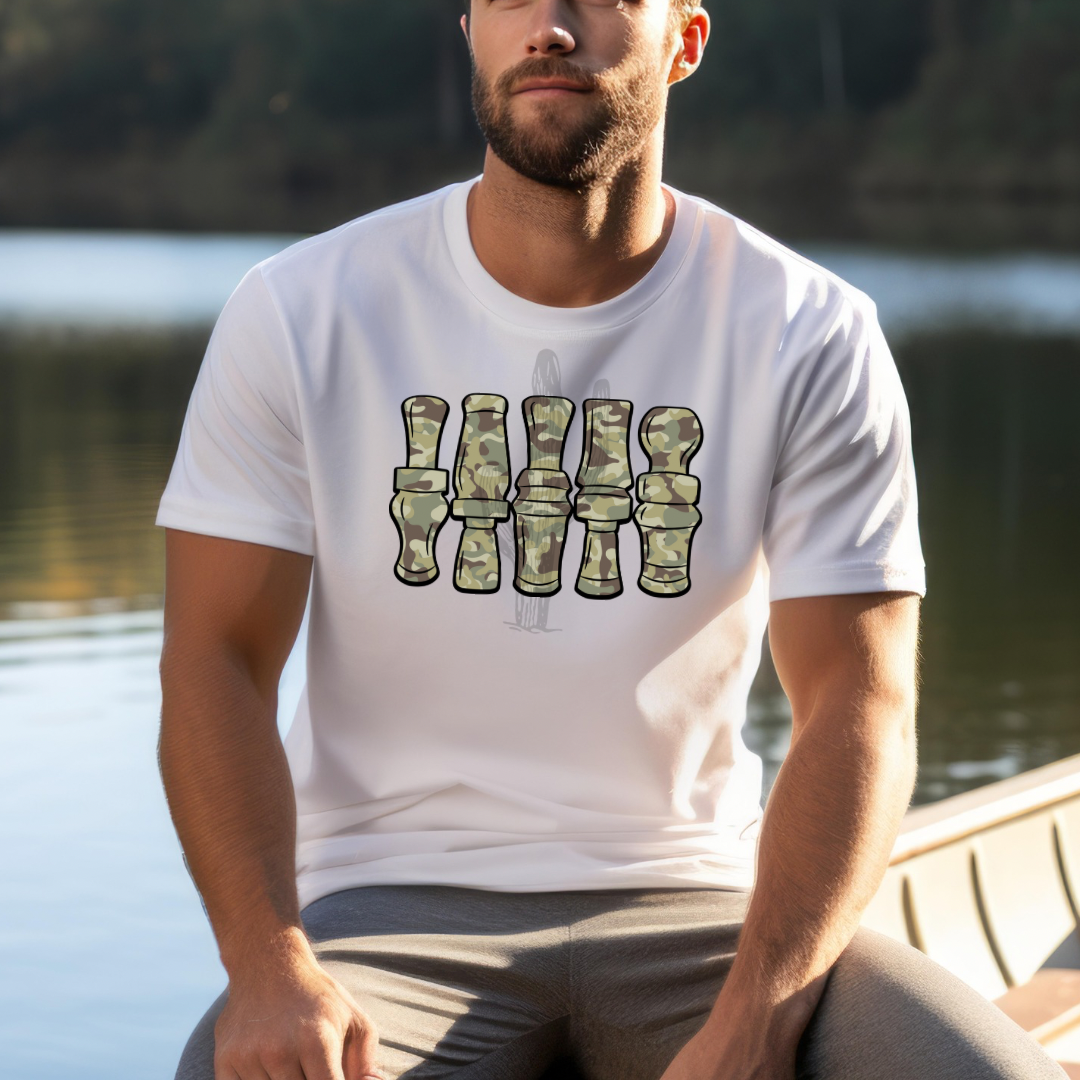 Camo Duck Calls **DTF Transfer**
