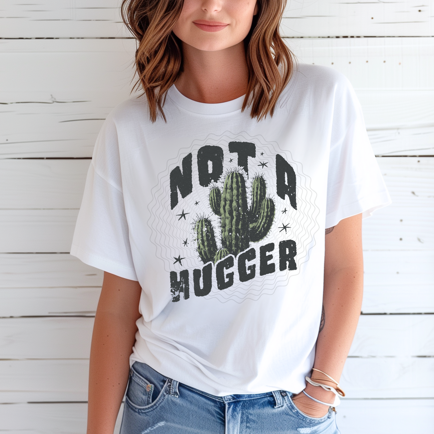 Not A Hugger **DTF Transfer**