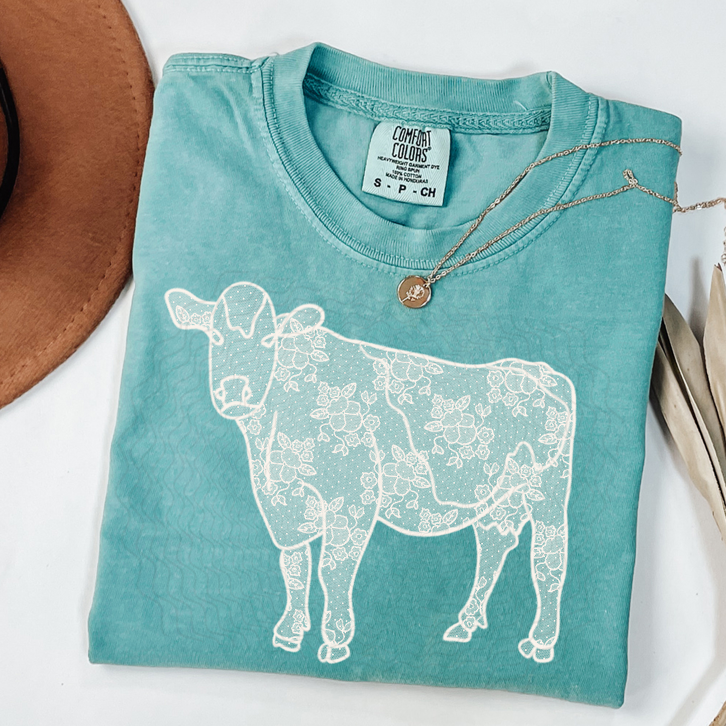 Lace Cow **DTF Transfer**