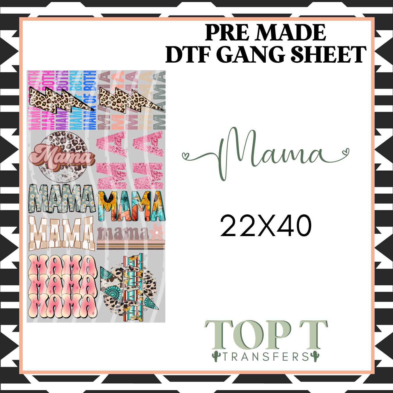 MOTHERHOOD 1 **Pre Made DTF Gang Sheet**