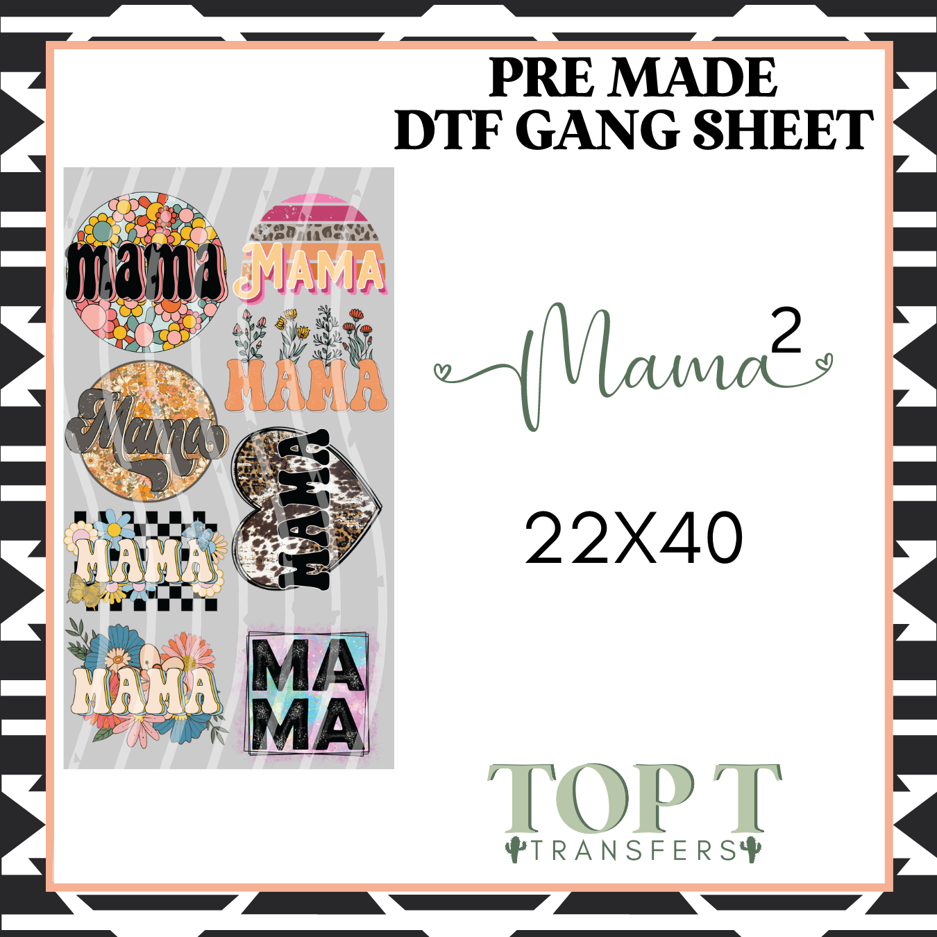 MOTHERHOOD 2 **Pre Made DTF Gang Sheet**