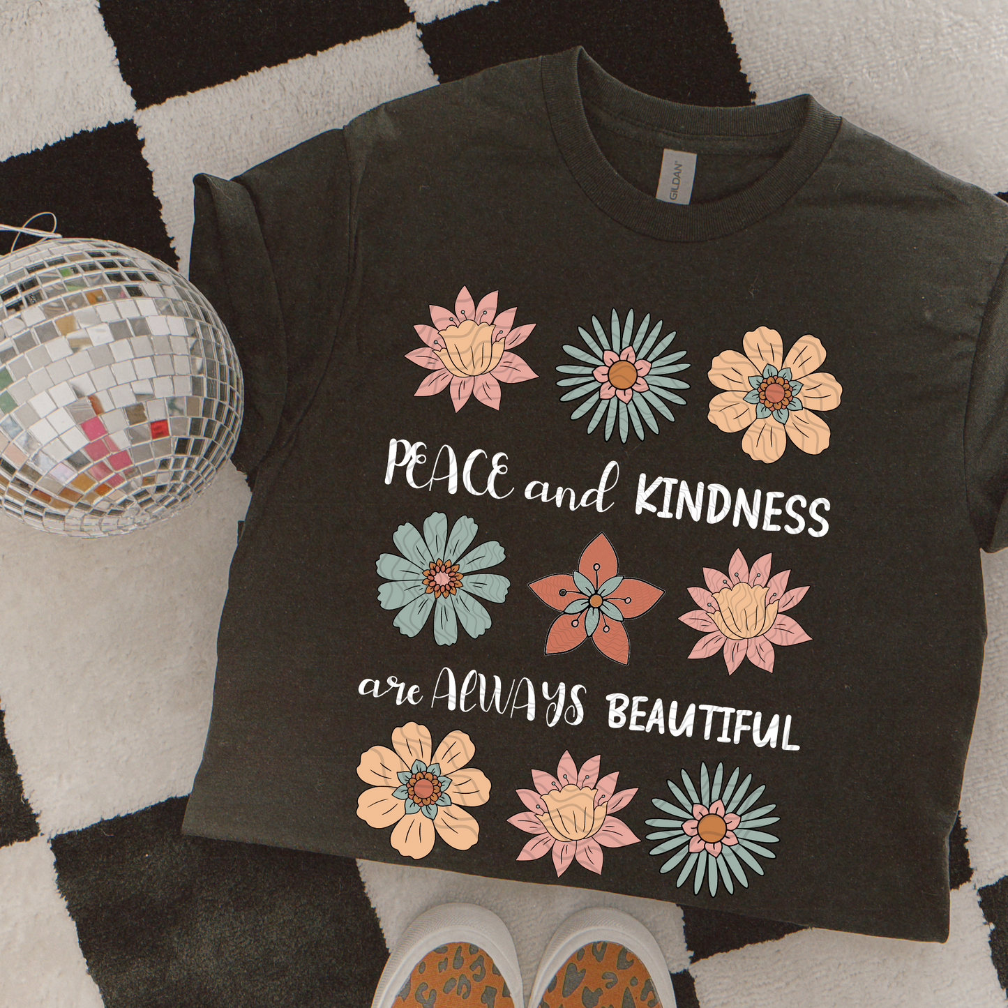 Peace and Kindness **DTF Transfer**
