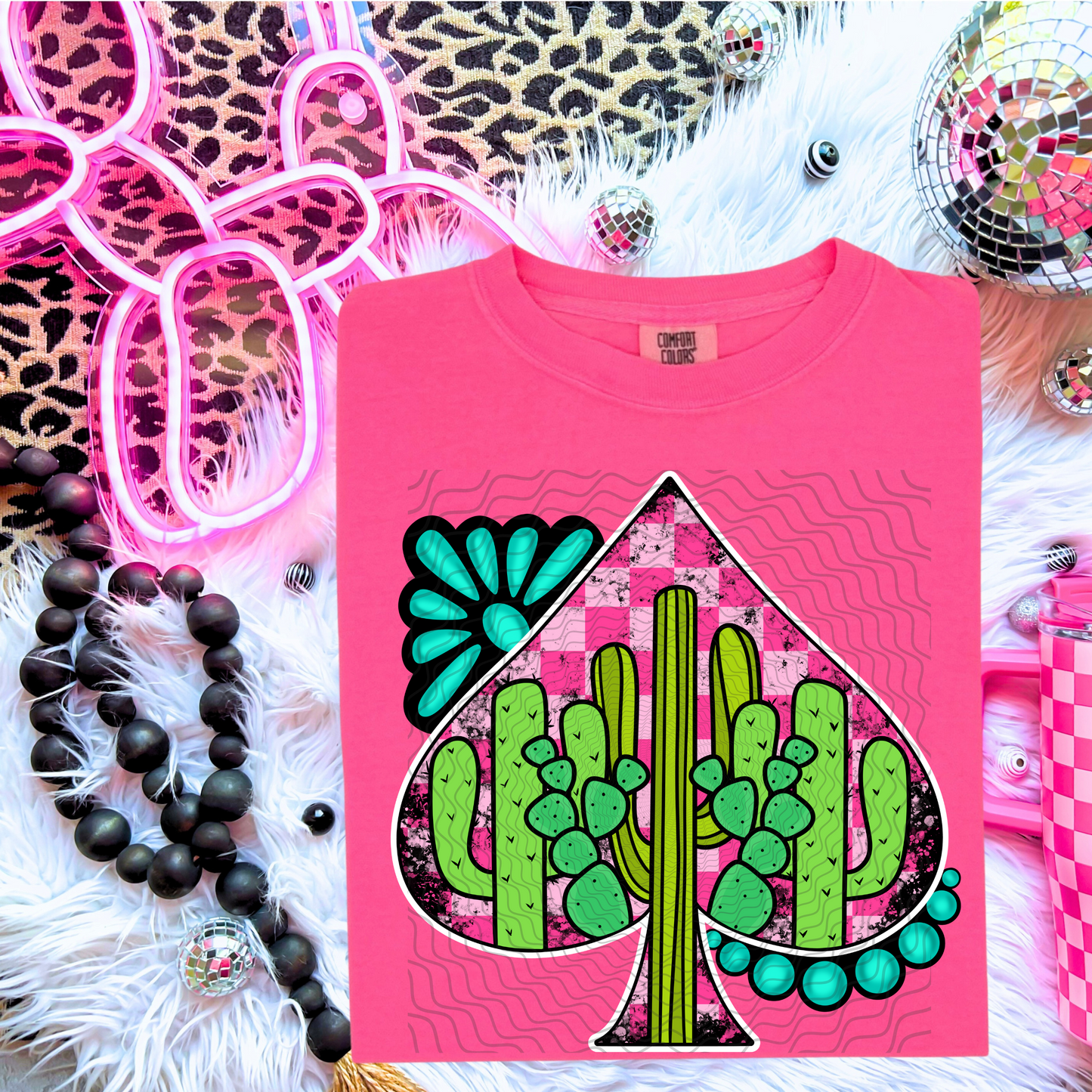 Cactus Spade **DTF Transfer**