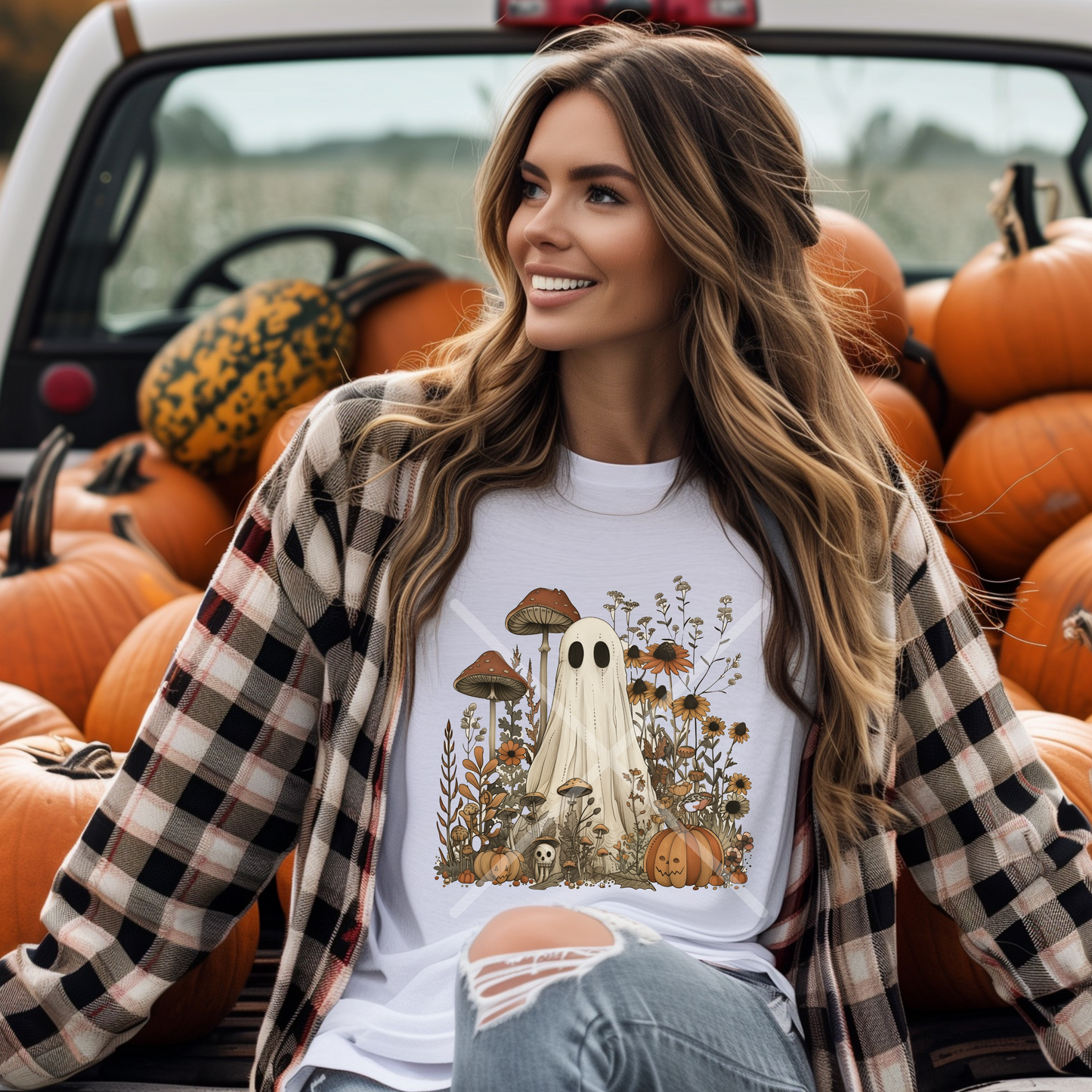 Mushroom Ghost **DTF Transfer**