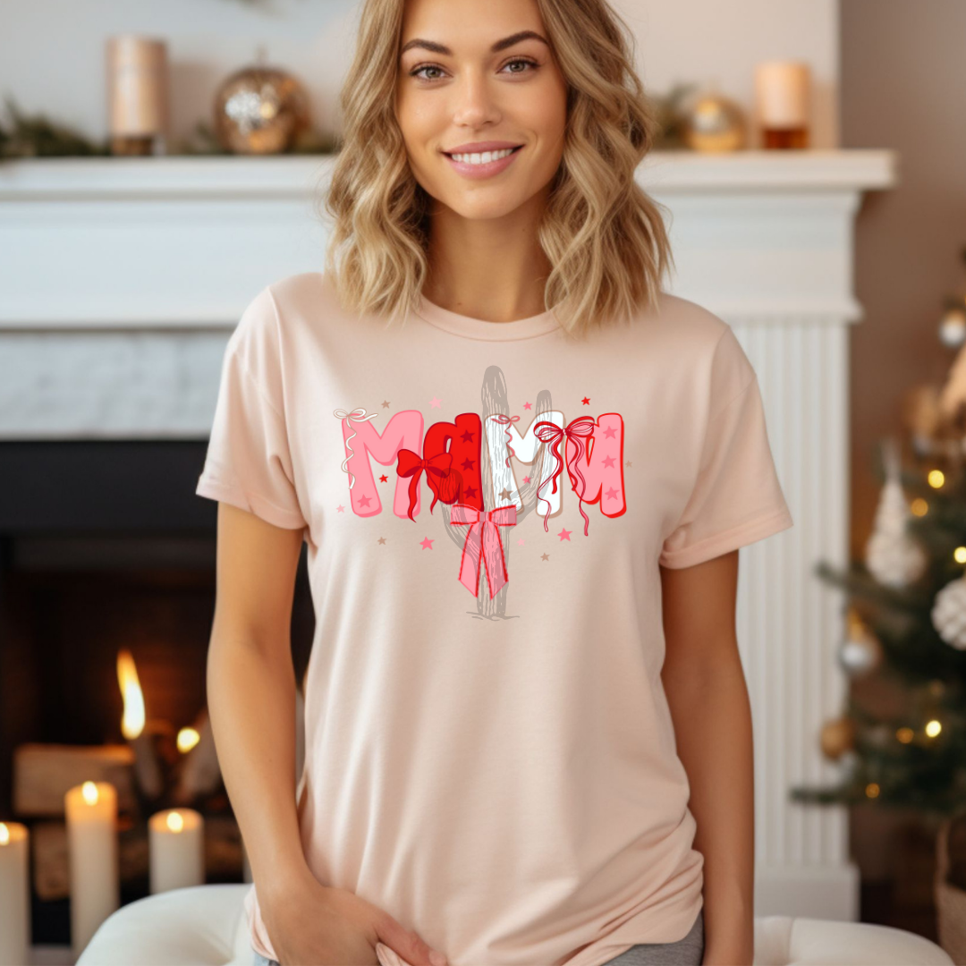 Christmas Bows Mama **DTF Transfer**