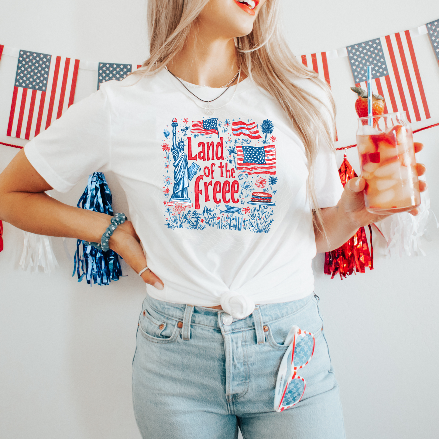 Land of the Free **DTF Transfer**