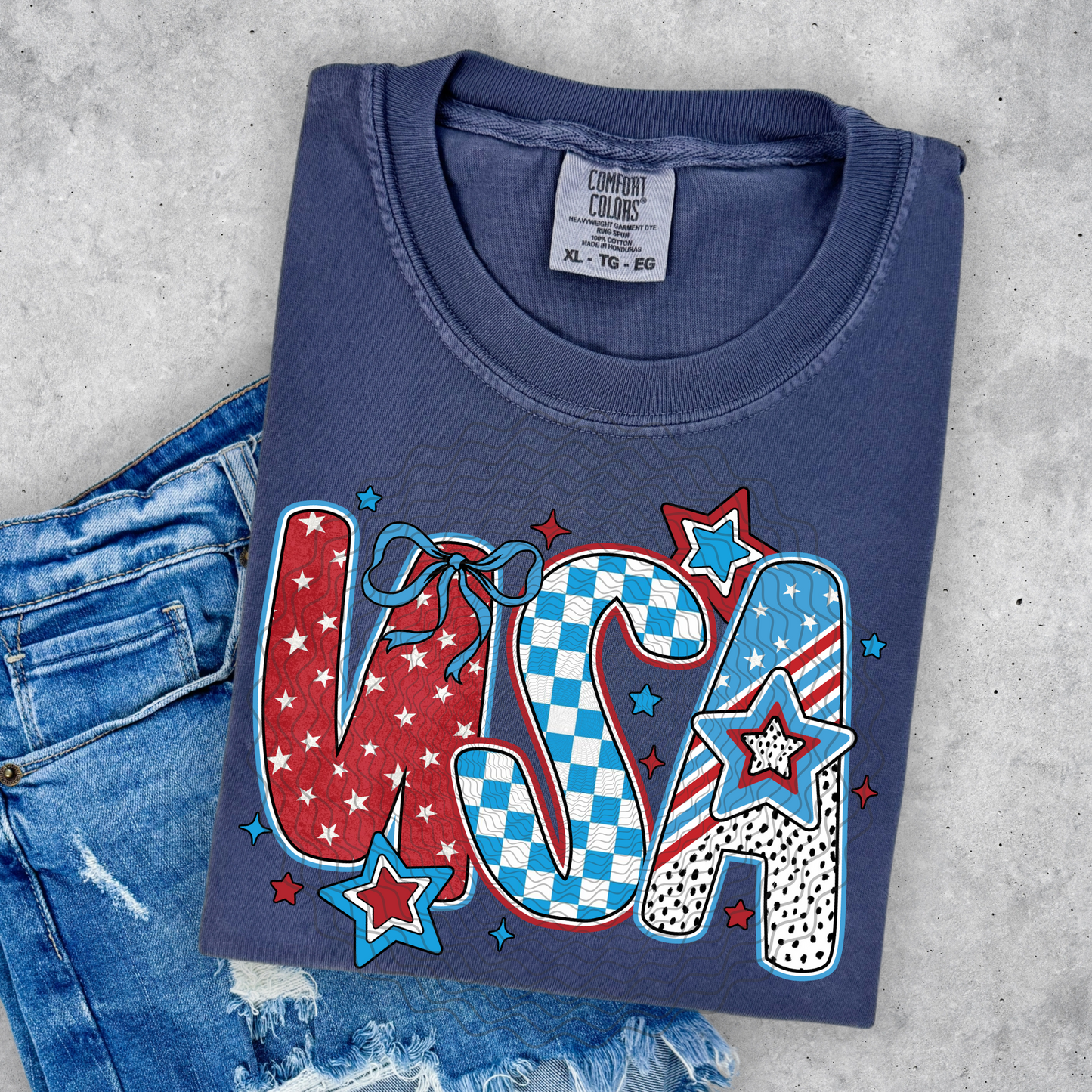 Pattern USA **DTF Transfer**