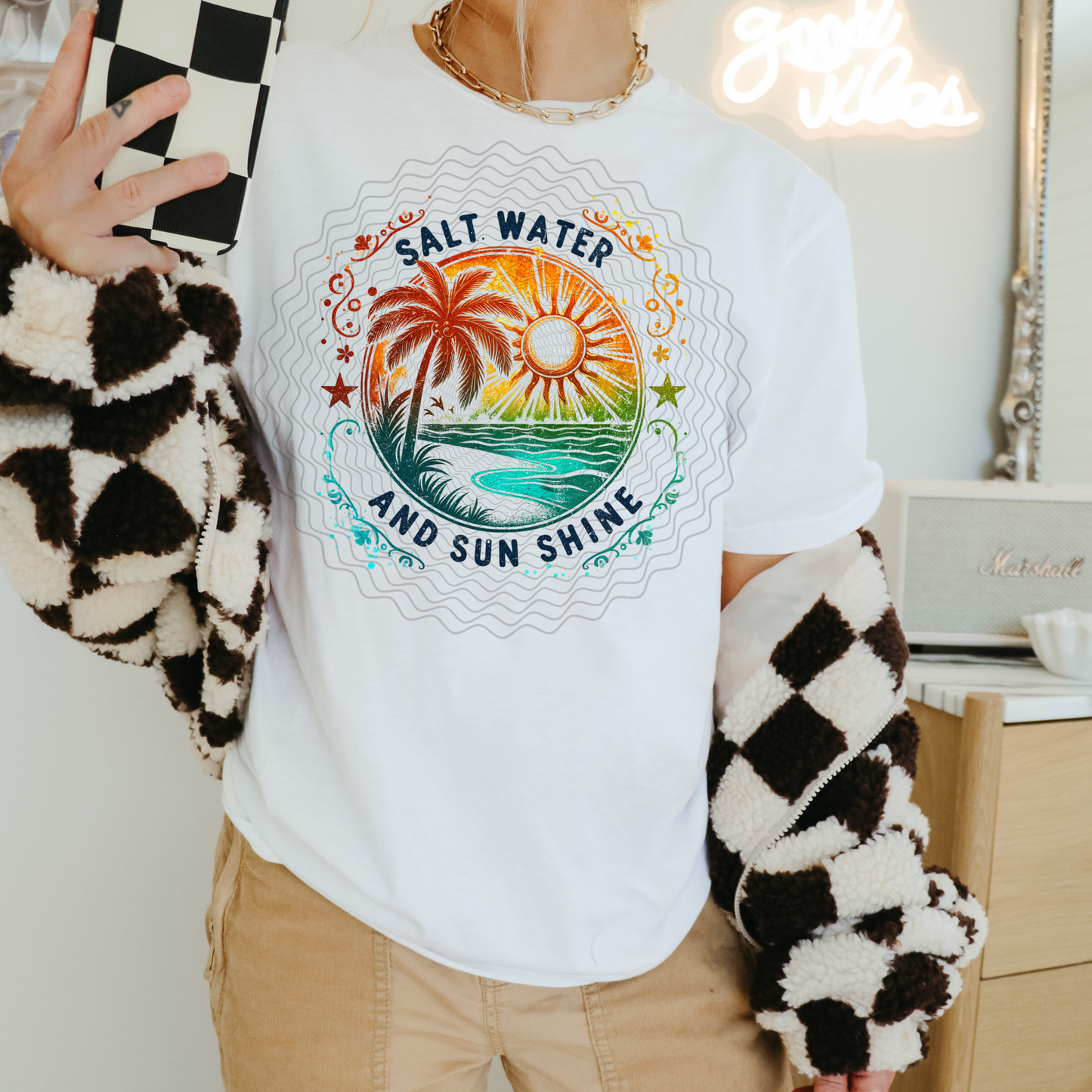 Salt Water and Sun Shine **DTF Transfer**