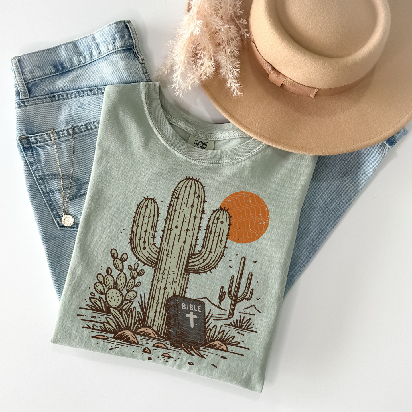 Western Sunset Bible **DTF Transfer**