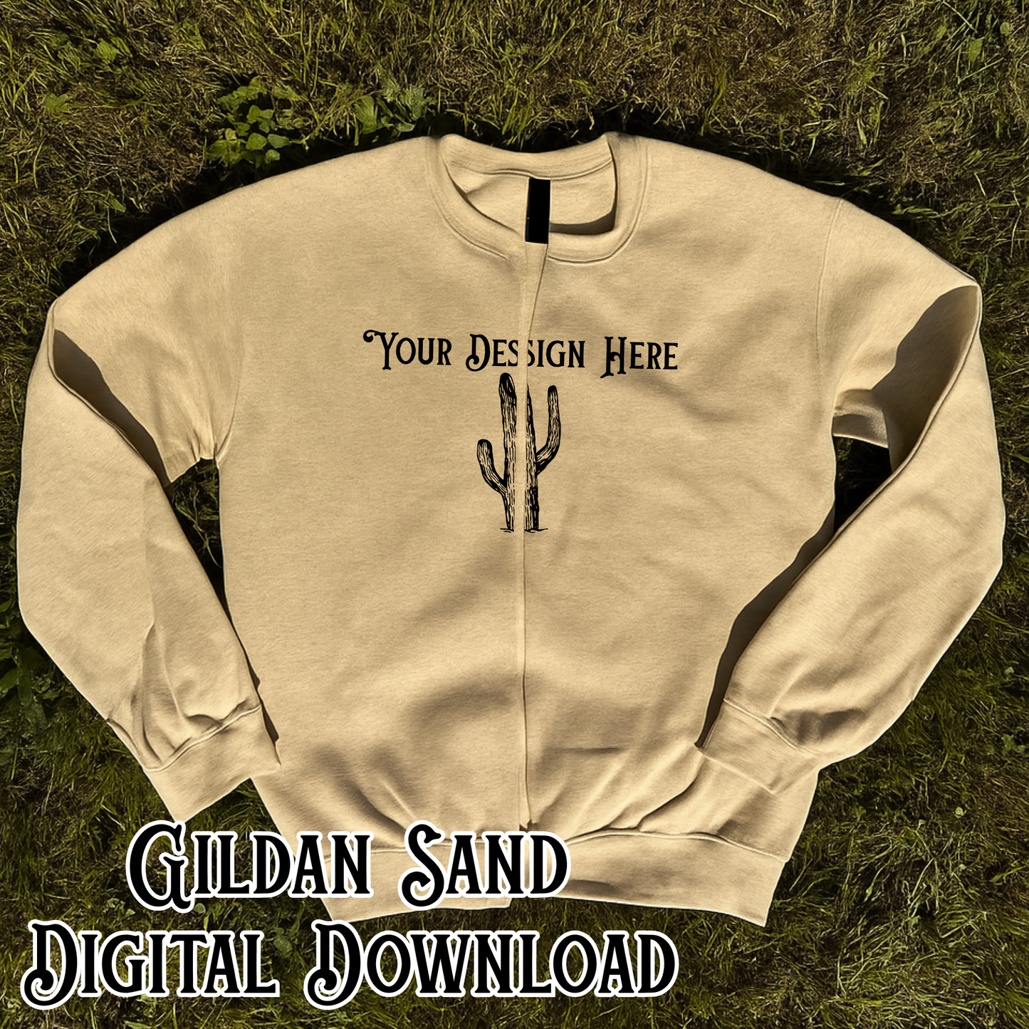 Cut Sweatshirt Trend **Blank Mockup** - Digital Download