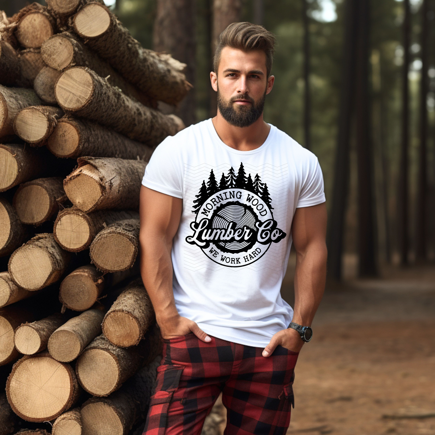 Morning Wood Lumber Co. **DTF Transfer**