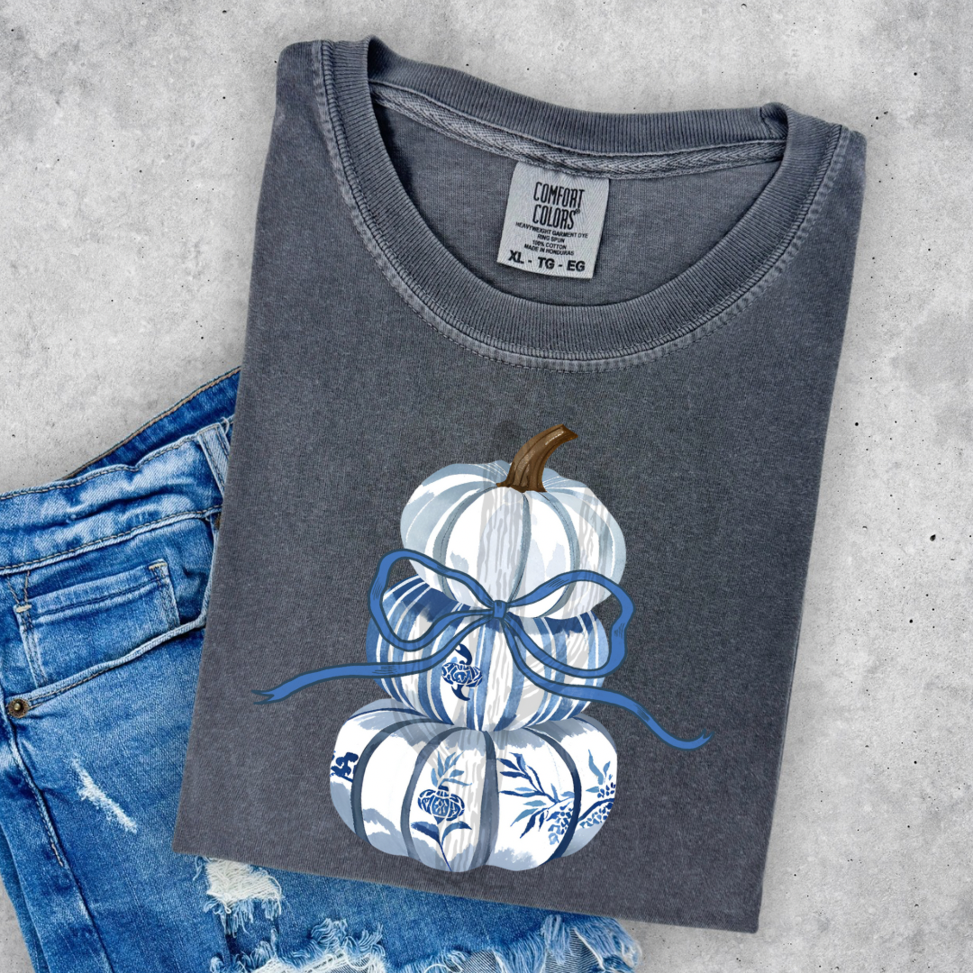 Blue Pumpkins **DTF Transfer**