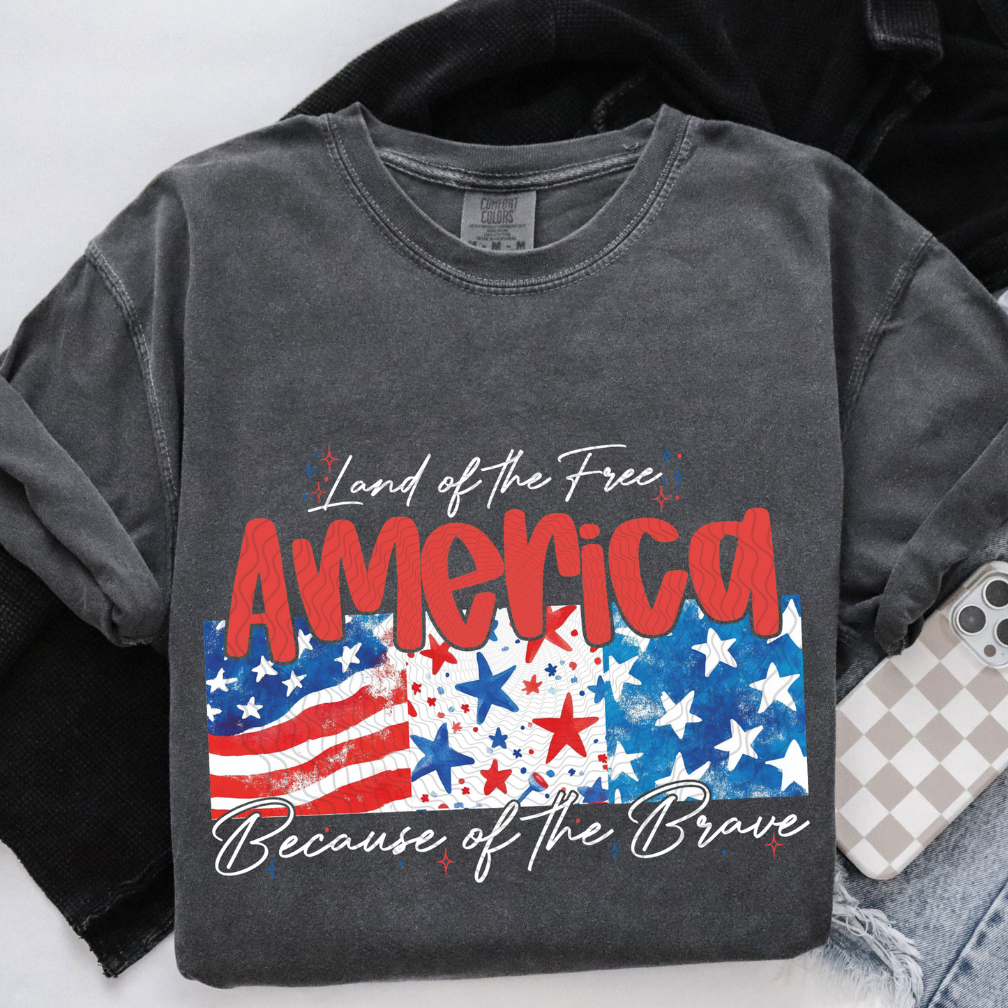 Land of the Free **DTF Transfer**