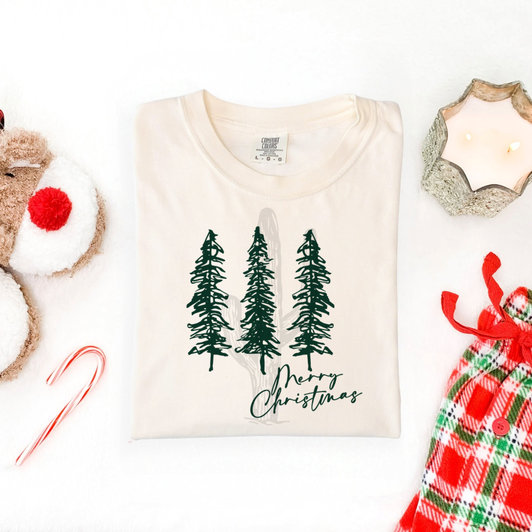 Merry Christmas Trees **DTF Transfer**