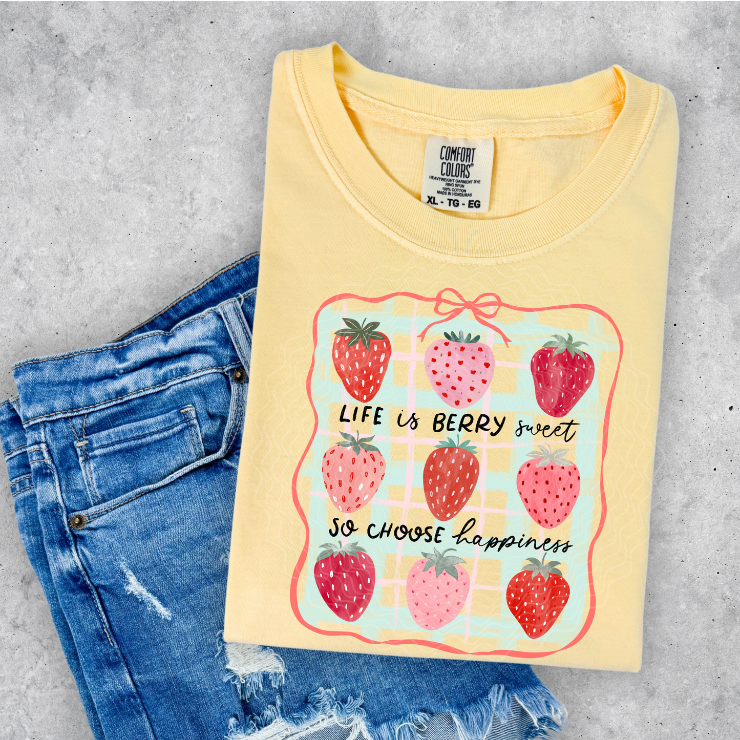 Life is Berry Sweet **DTF Transfer**