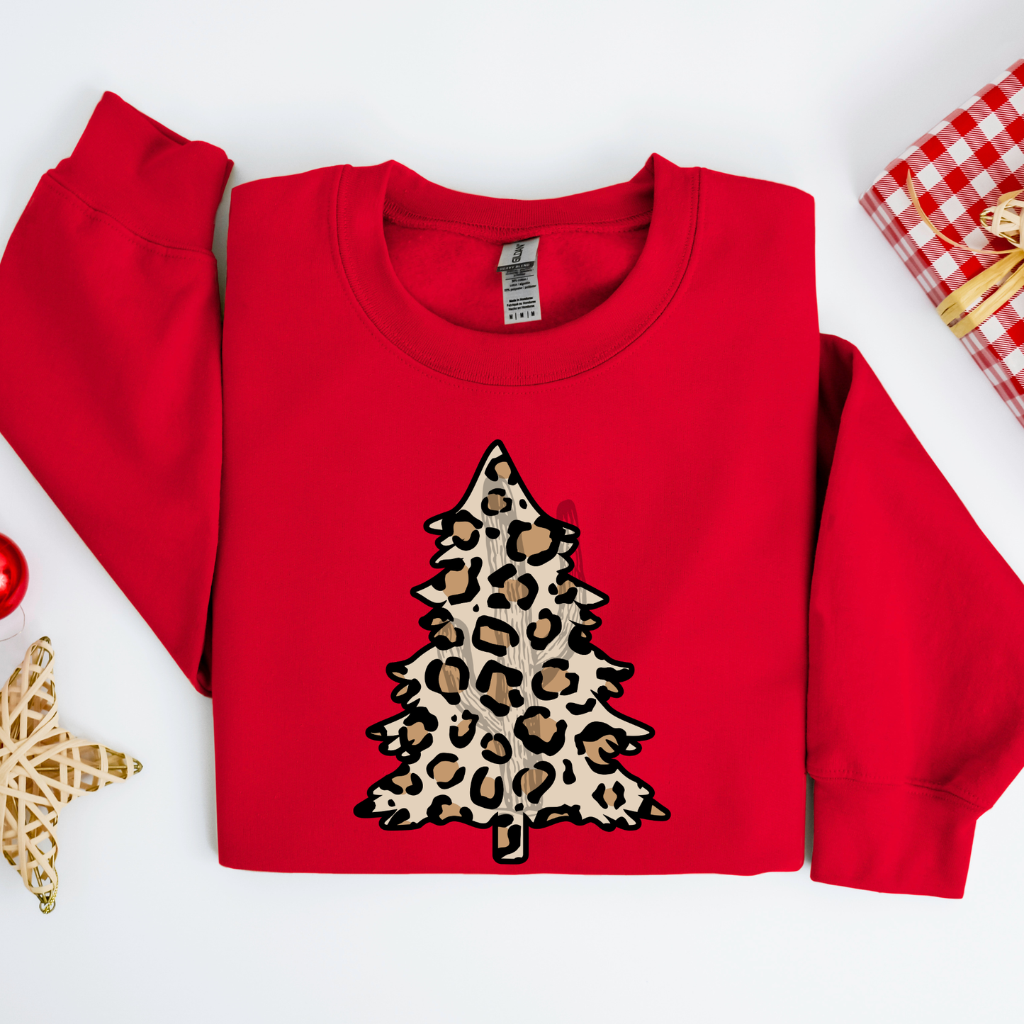 Leopard Christmas Tree **DTF Transfer**