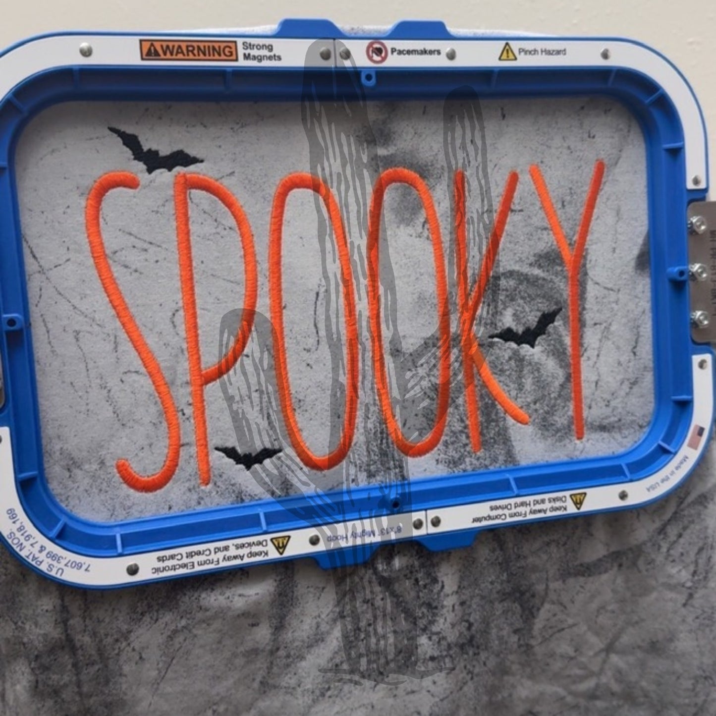 Spooky - Embroidered Comfort Color Color Blast Tee