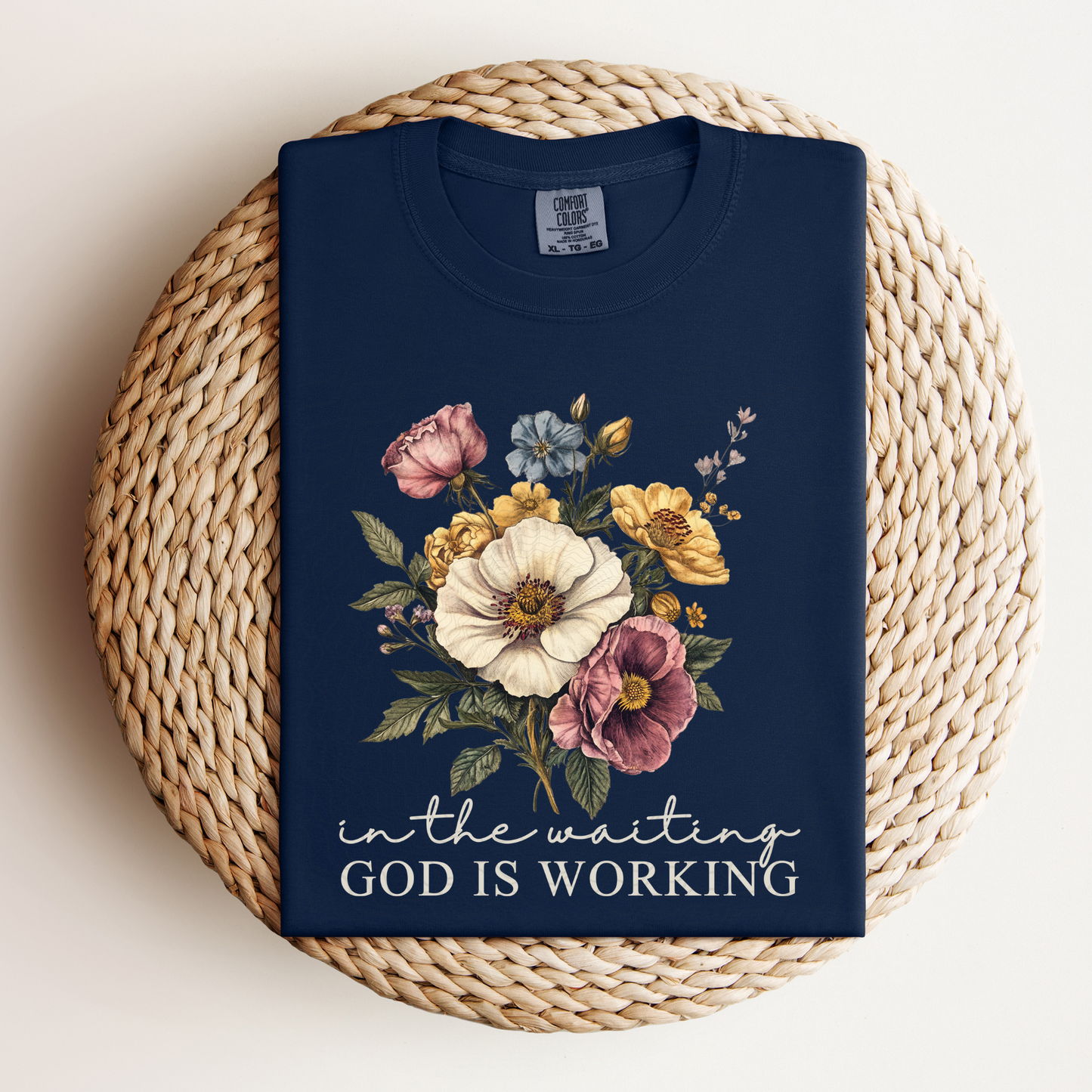 In The Waiting God is Working **DTF Transfer**