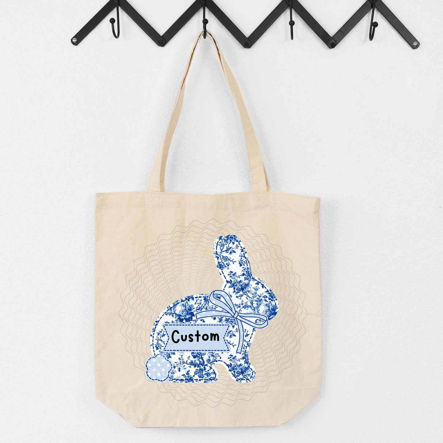 CUSTOM Chinoiserie Bunny **DTF TRANSFER**