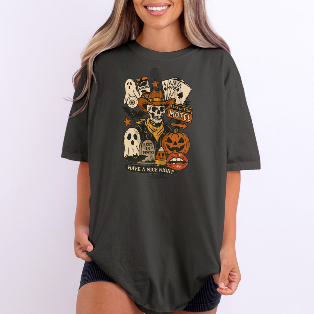 Western Skeleton **DTF Transfer**