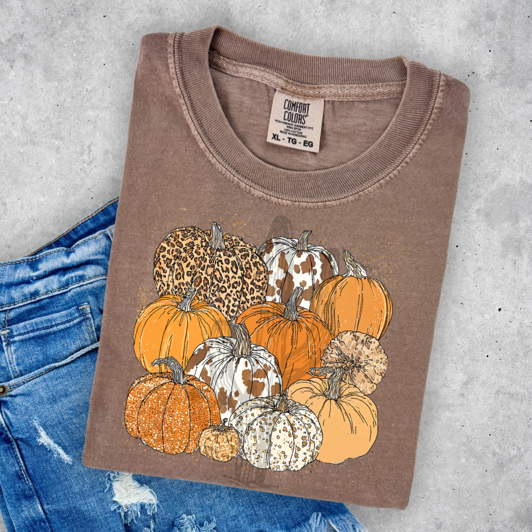 Animal Print Pumpkins **DTF Transfer**