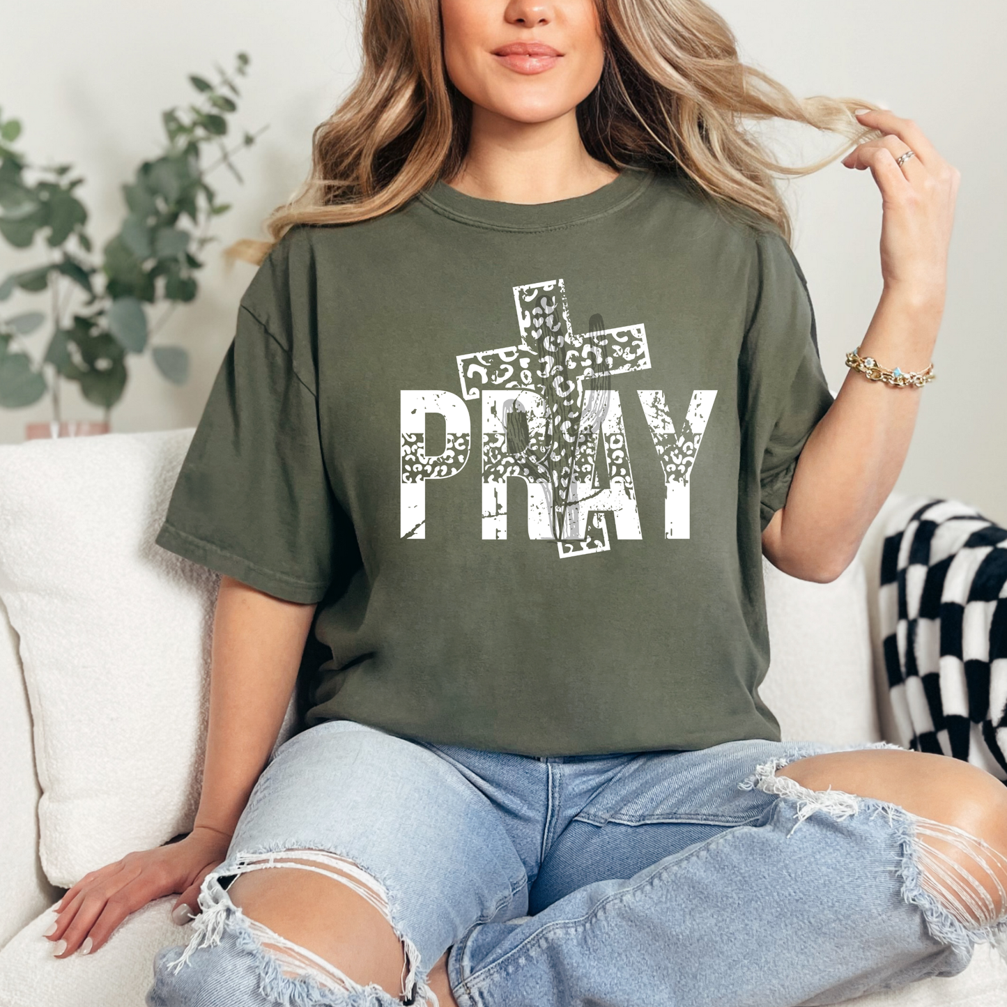 Leopard Pray **DTF Transfer**