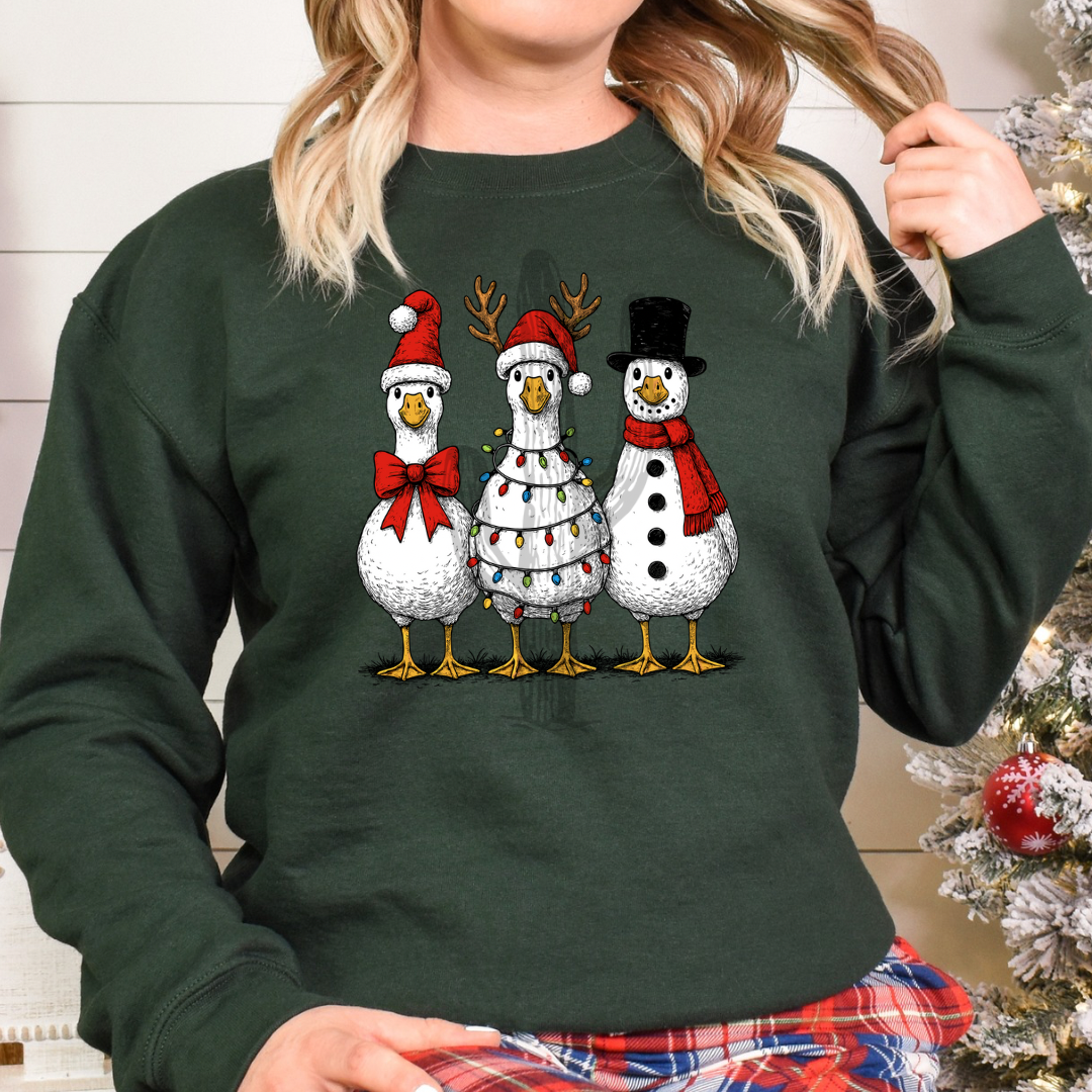 Christmas Geese **DTF Transfer**