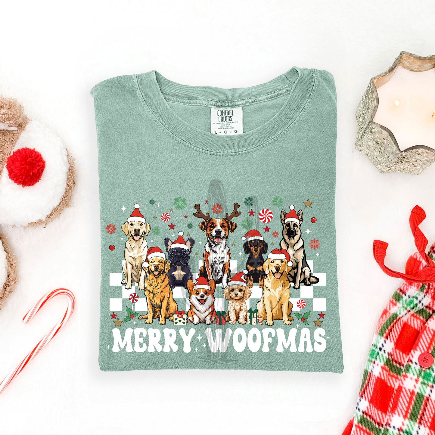 Merry Woofmas **DTF Transfer**