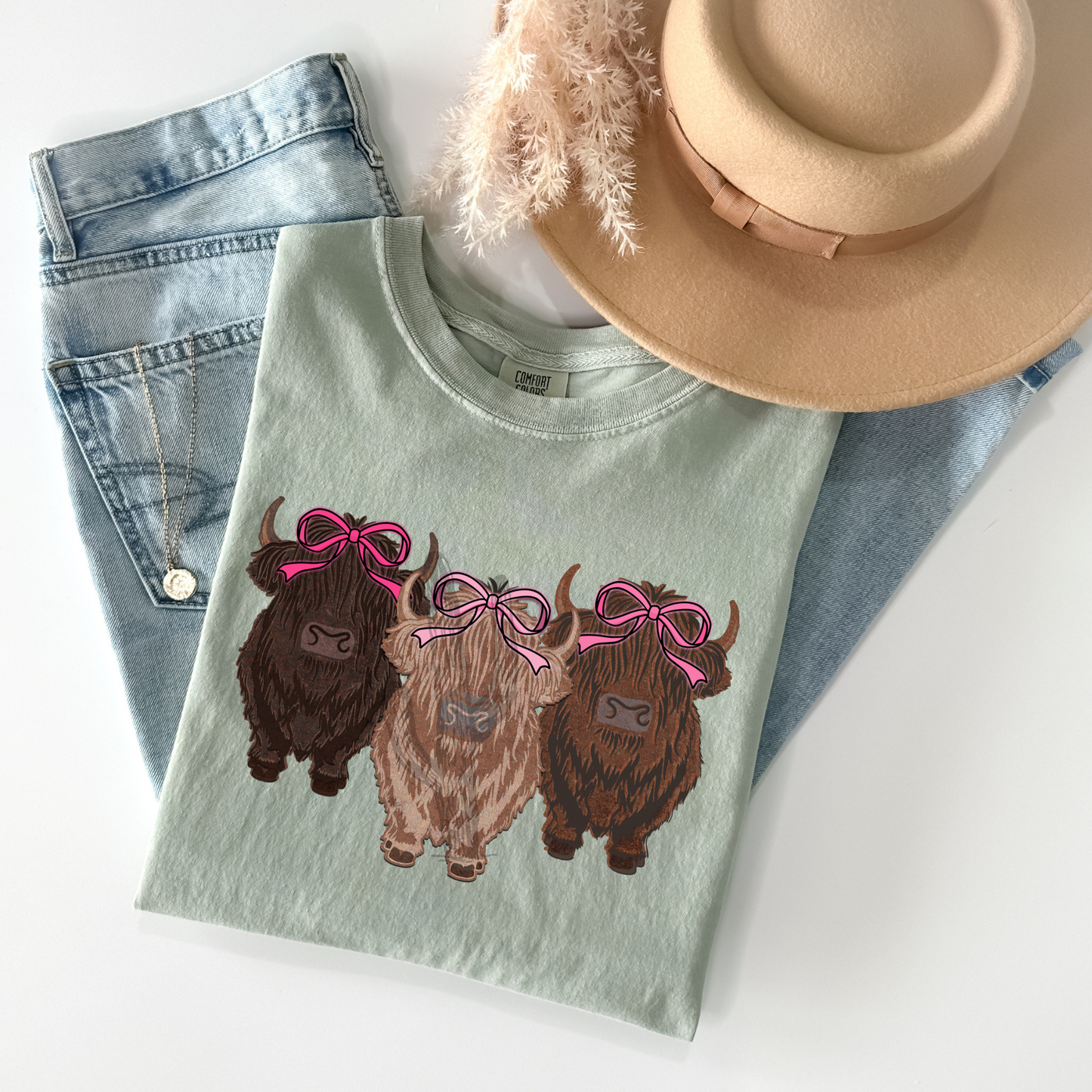 Coquette Cows - Wholesale Comfort Color Graphic Tee