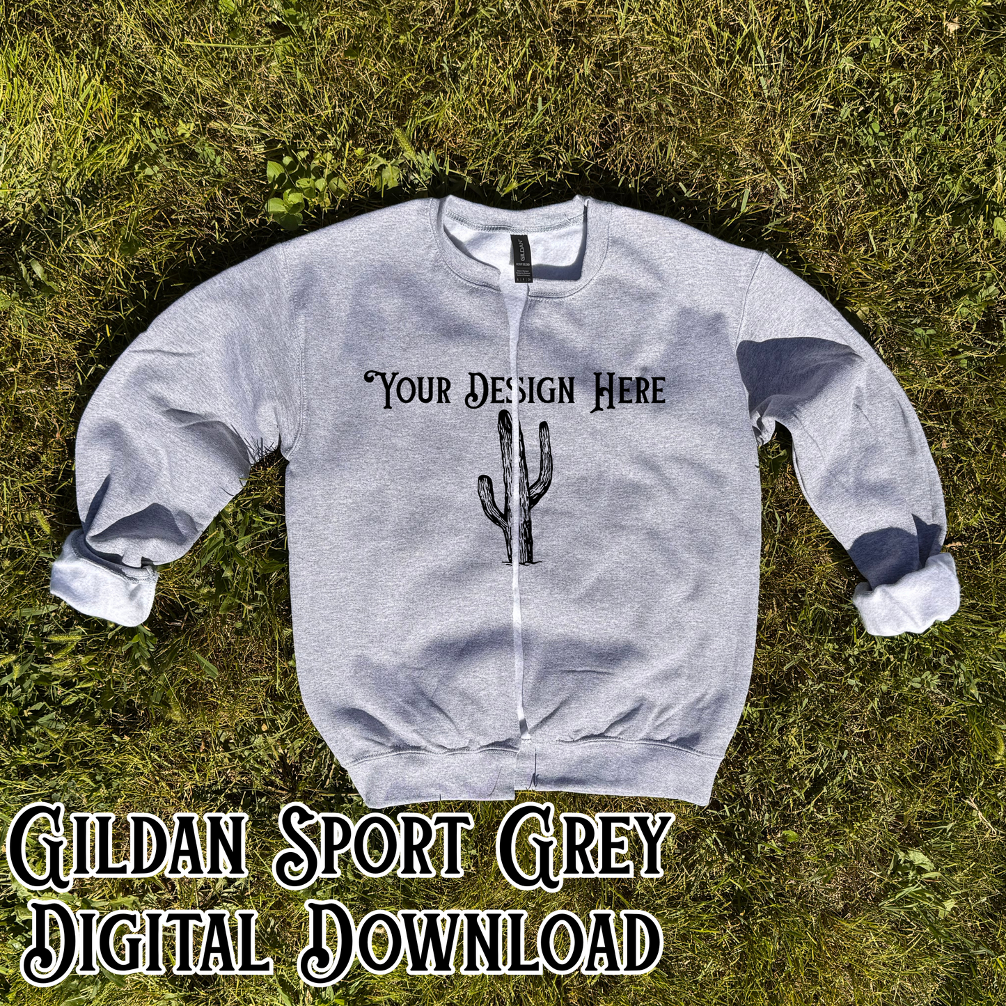 Cut Sweatshirt Trend **Blank Mockup** - Digital Download