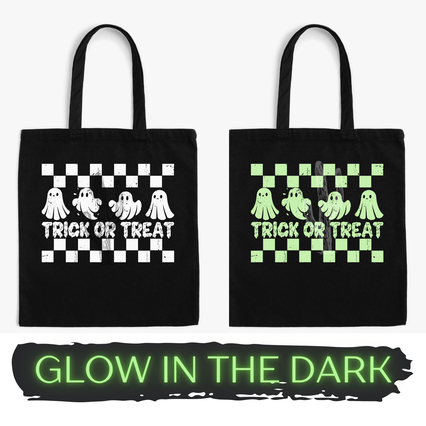 Trick or Treat **Glow in the Dark DTF Transfer**