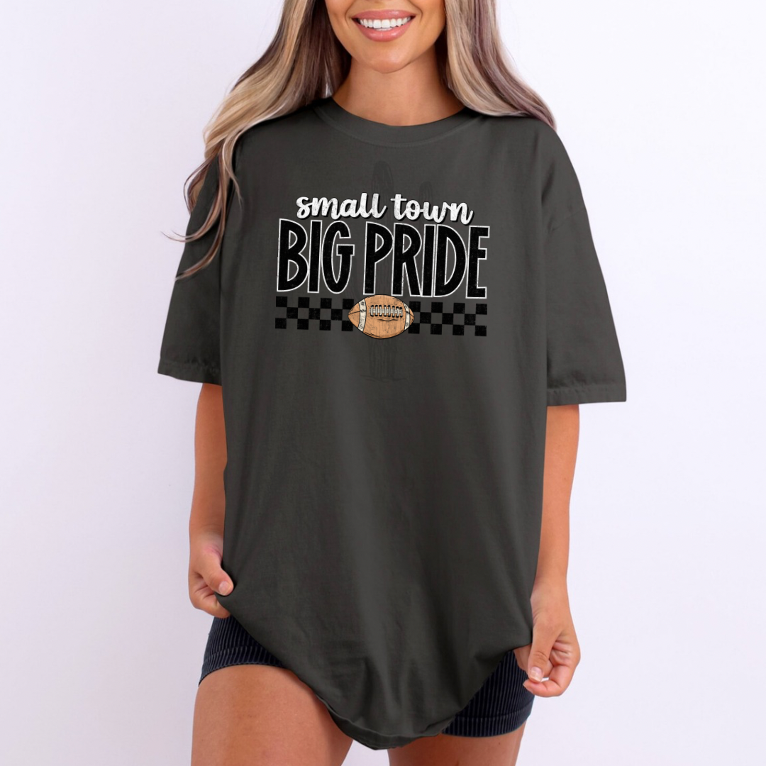 Small Town Big Pride Football **DTF Transfer**