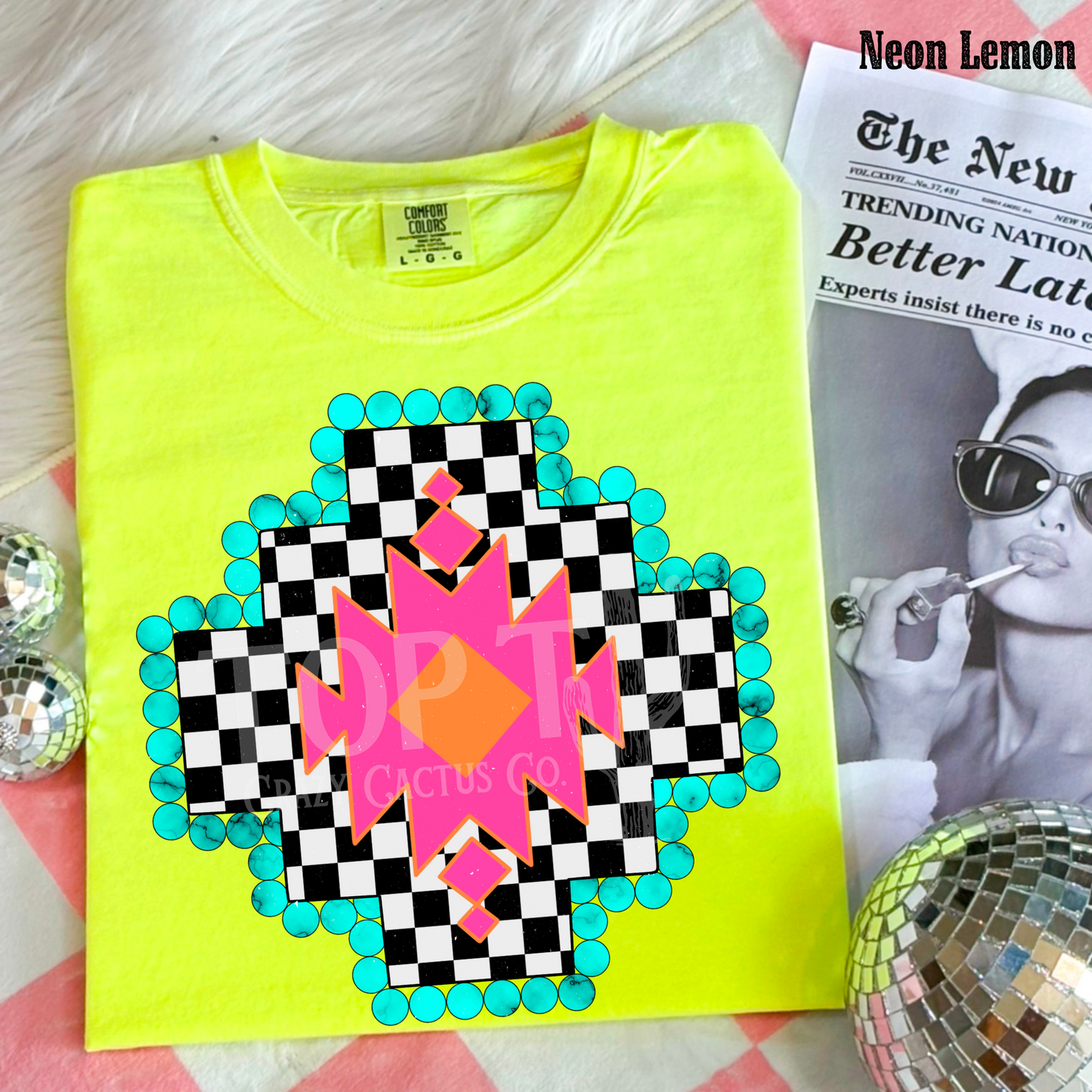 Punchy Aztec - Comfort Color Graphic Tee