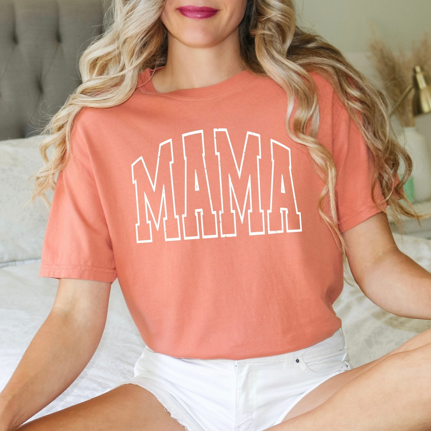 Distressed Mama **Screen Print Transfer**