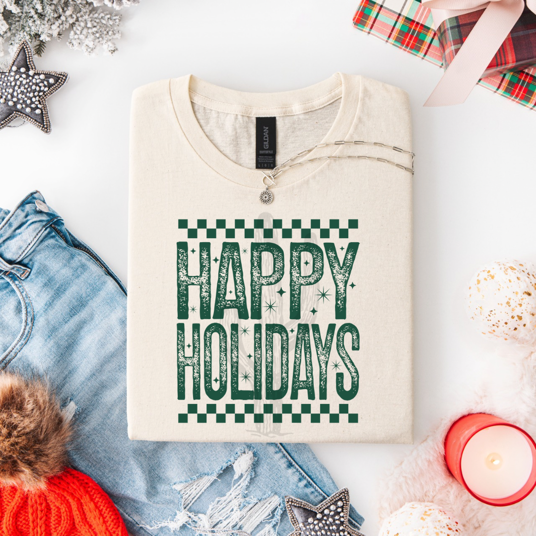 Happy Holidays **DTF Transfer**