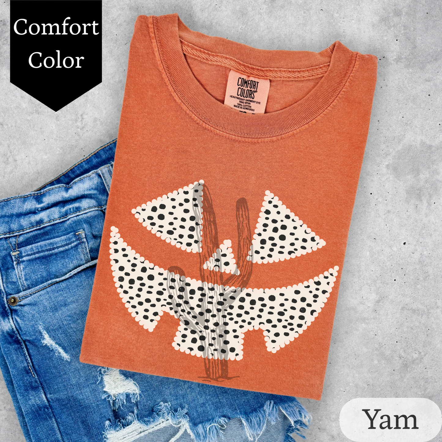 Polka Dot Jack-o’-Lantern - Comfort Color Graphic Tee