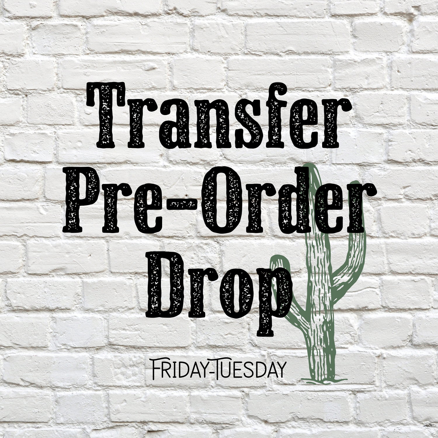 Weekly Transfer Pre Order