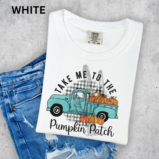 Take Me To The Pumpkin Patch - Comfort Color Graphic Tee