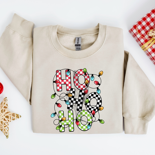 Checker Ho Ho Ho **DTF Transfer**