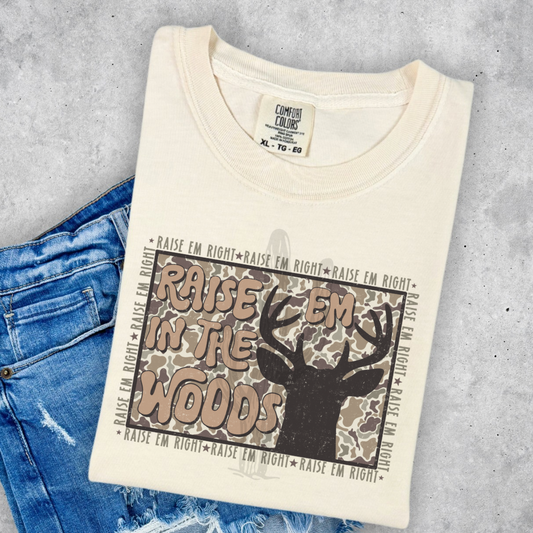 Raise Em In The Woods **DTF Transfer**