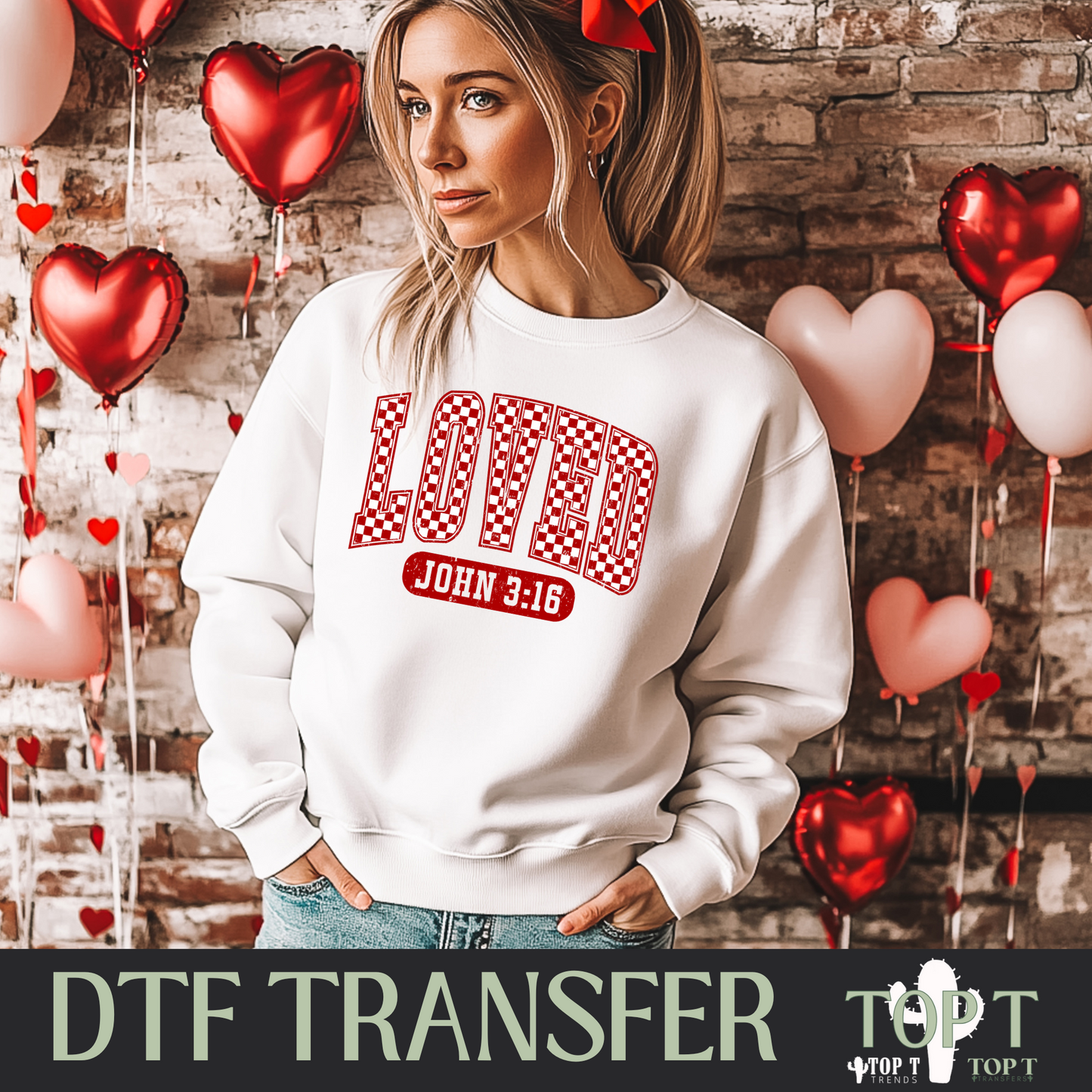 Loved I DTF Transfer I 2-5 Business Day TAT