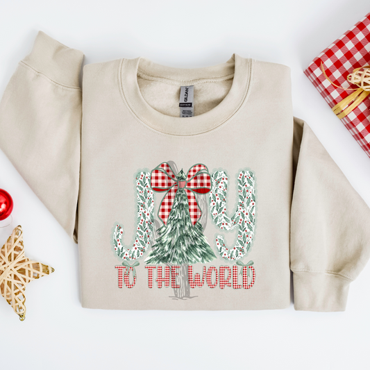 Joy to the World coquette **DTF Transfer**