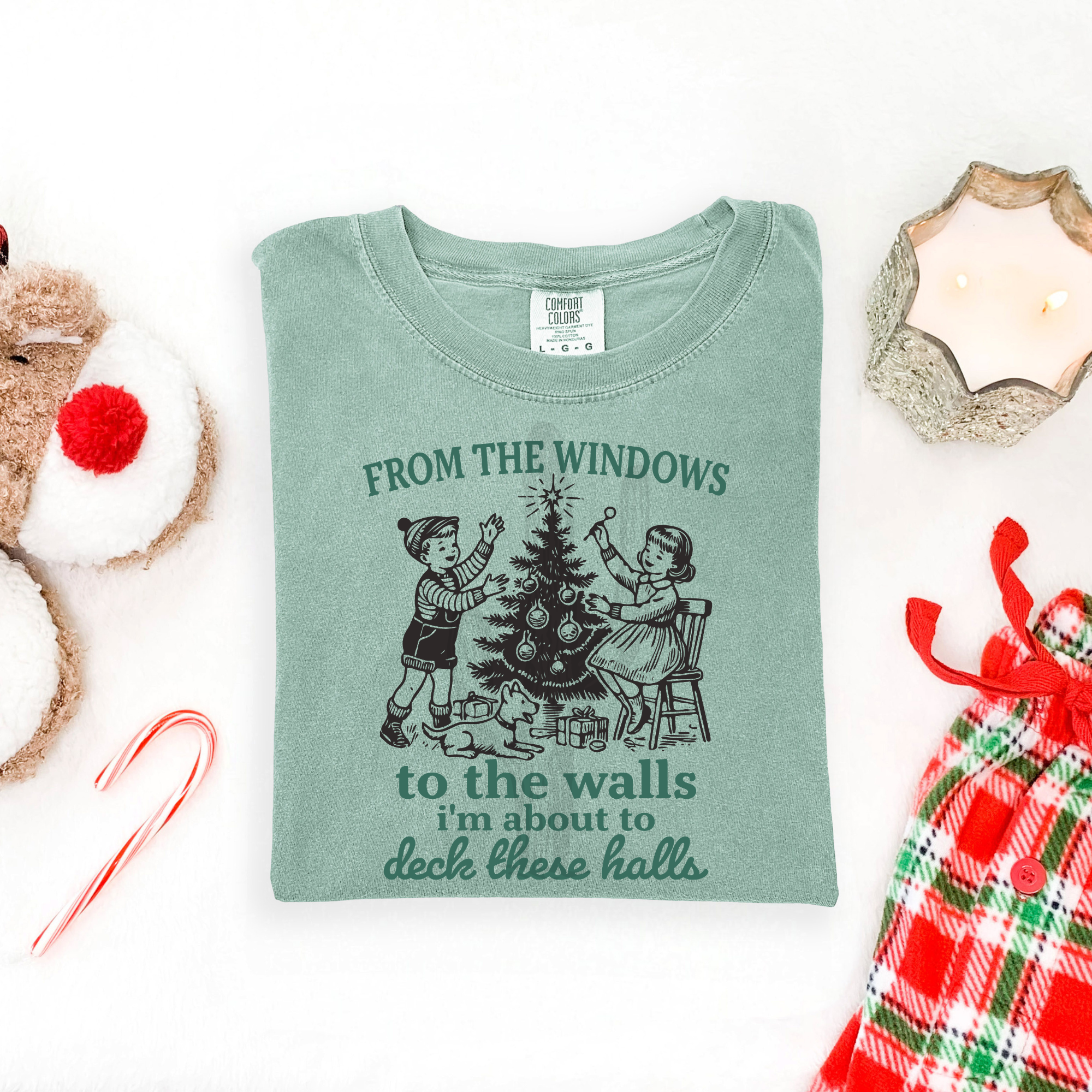 About To Deck These Halls **DTF Transfer**