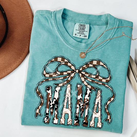 Western Bow Mama **DTF Transfer**