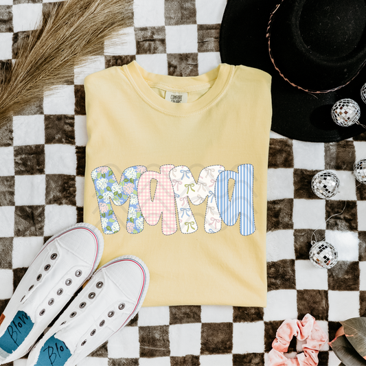 Floral Mama Preppy **DTF Transfer**