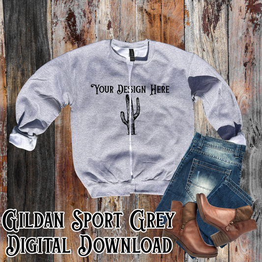Cut Sweatshirt Trend **Blank Mockup** - Digital Download