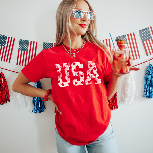 Distressed USA **DTF Transfer**