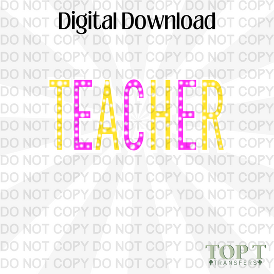 TEACHER (DIGITAL DOWNLOAD PNG)