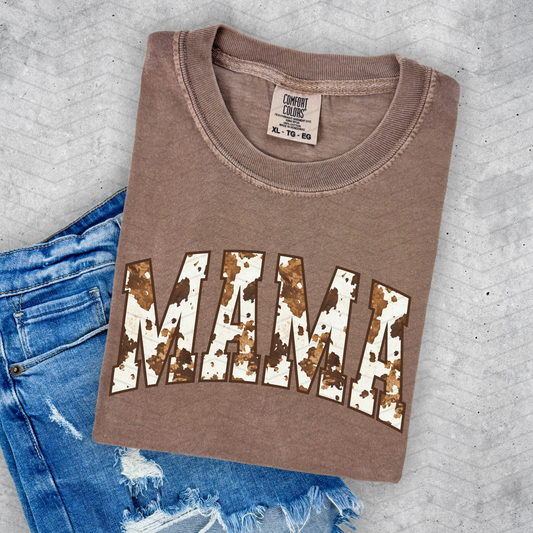 Cowhide Mama **DTF Transfer**