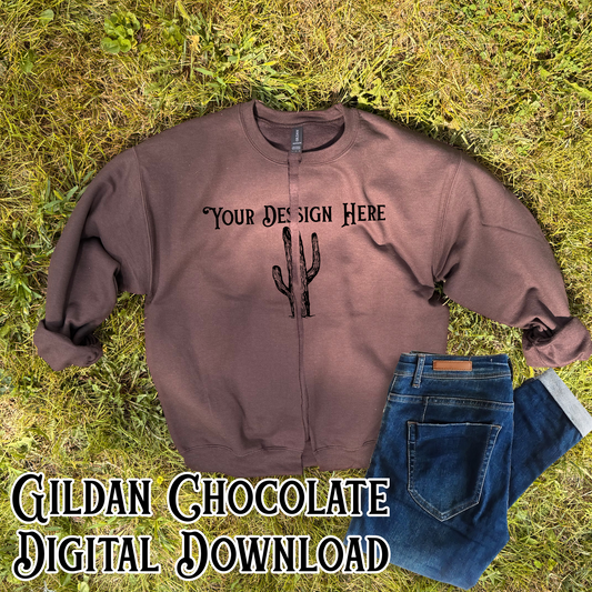 Cut Sweatshirt Trend **Blank Mockup** - Digital Download